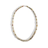 A silver and agate necklace made by Bryan Illsley in 1997 sold at auction by Maak