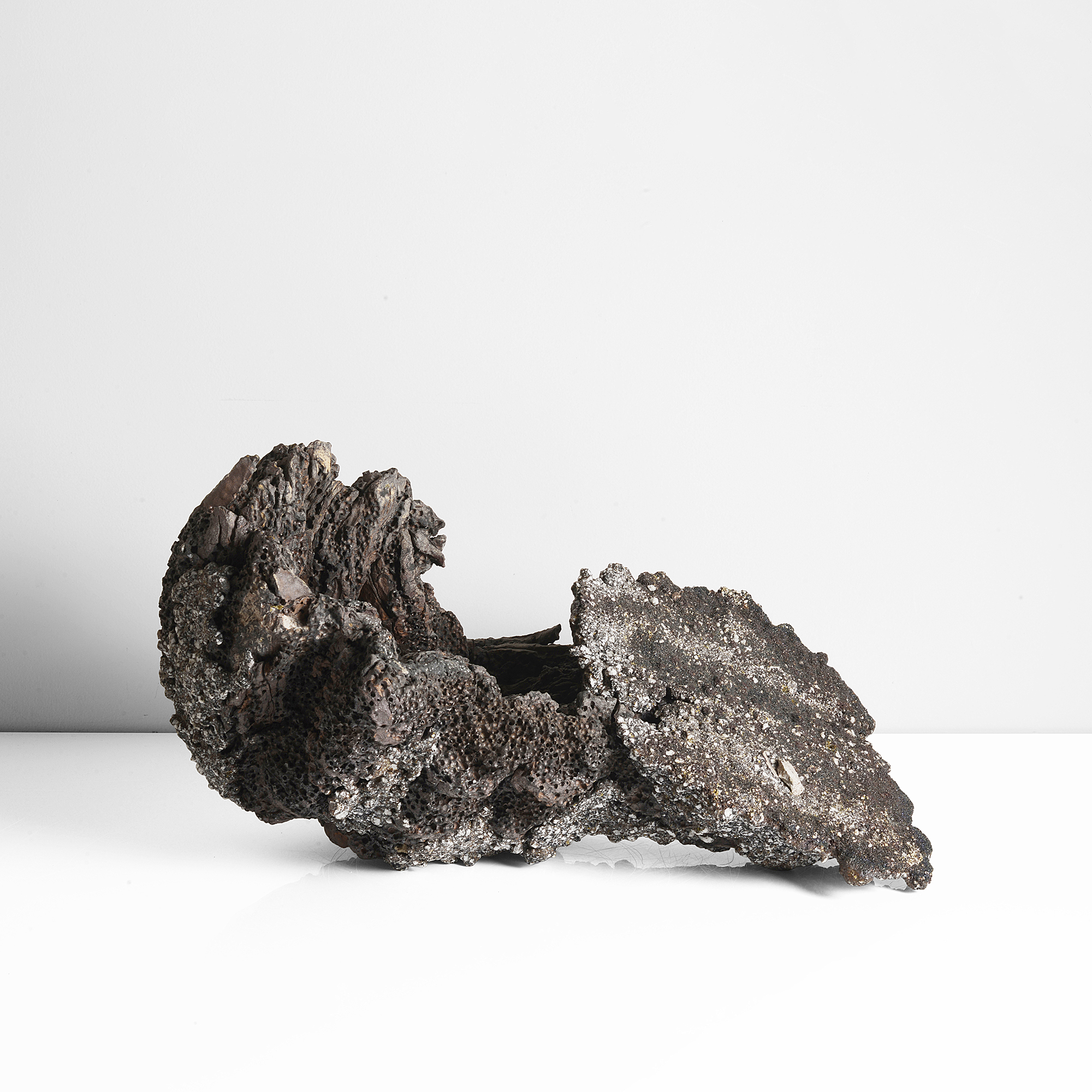 A stoneware bowl form made by Claudi Casanovas in 1989 sold at auction by Maak